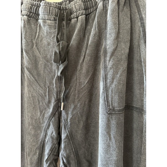 White Birch High Rise Joggers Black Drawstring Flap Pockets Women's Size 2xl - Picture 6 of 10